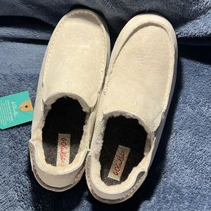 Olukai womens Nohea slipper sz 7 - white